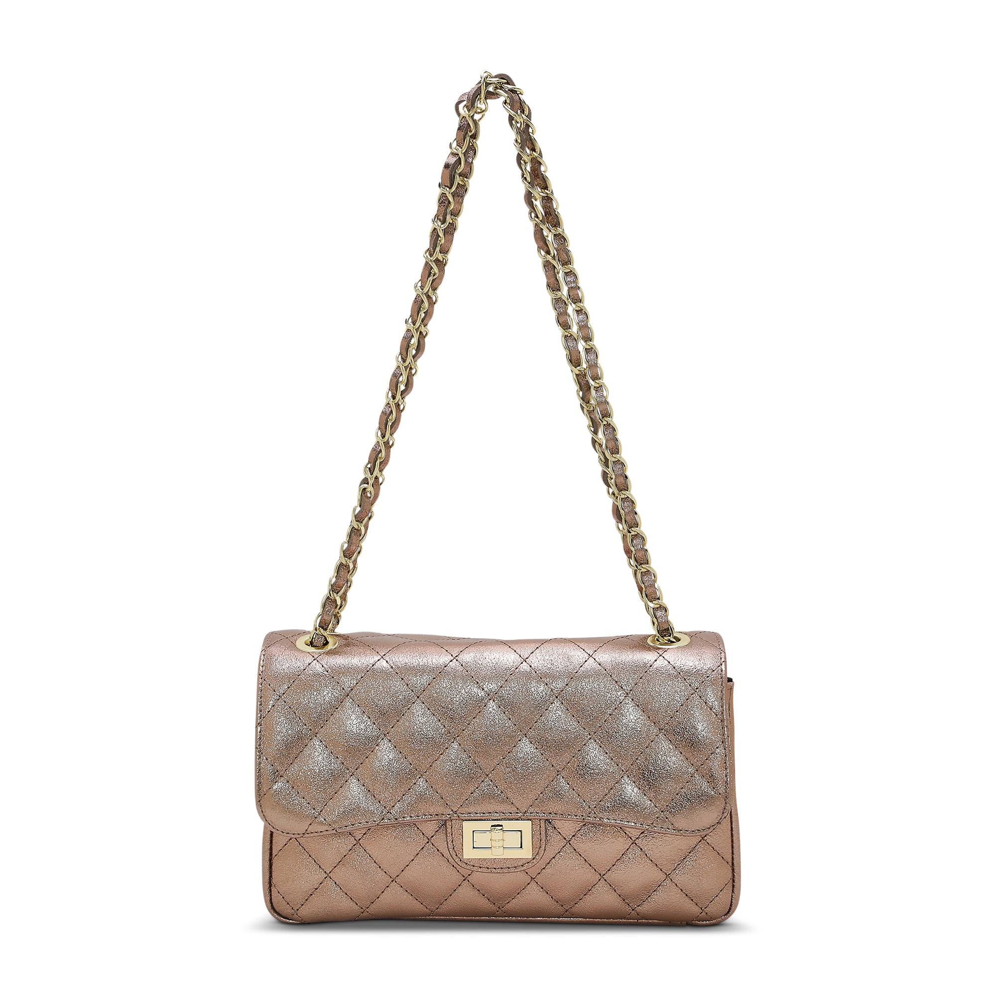 Bella Rosa Shoulder/Crossbody Quilted Bag
