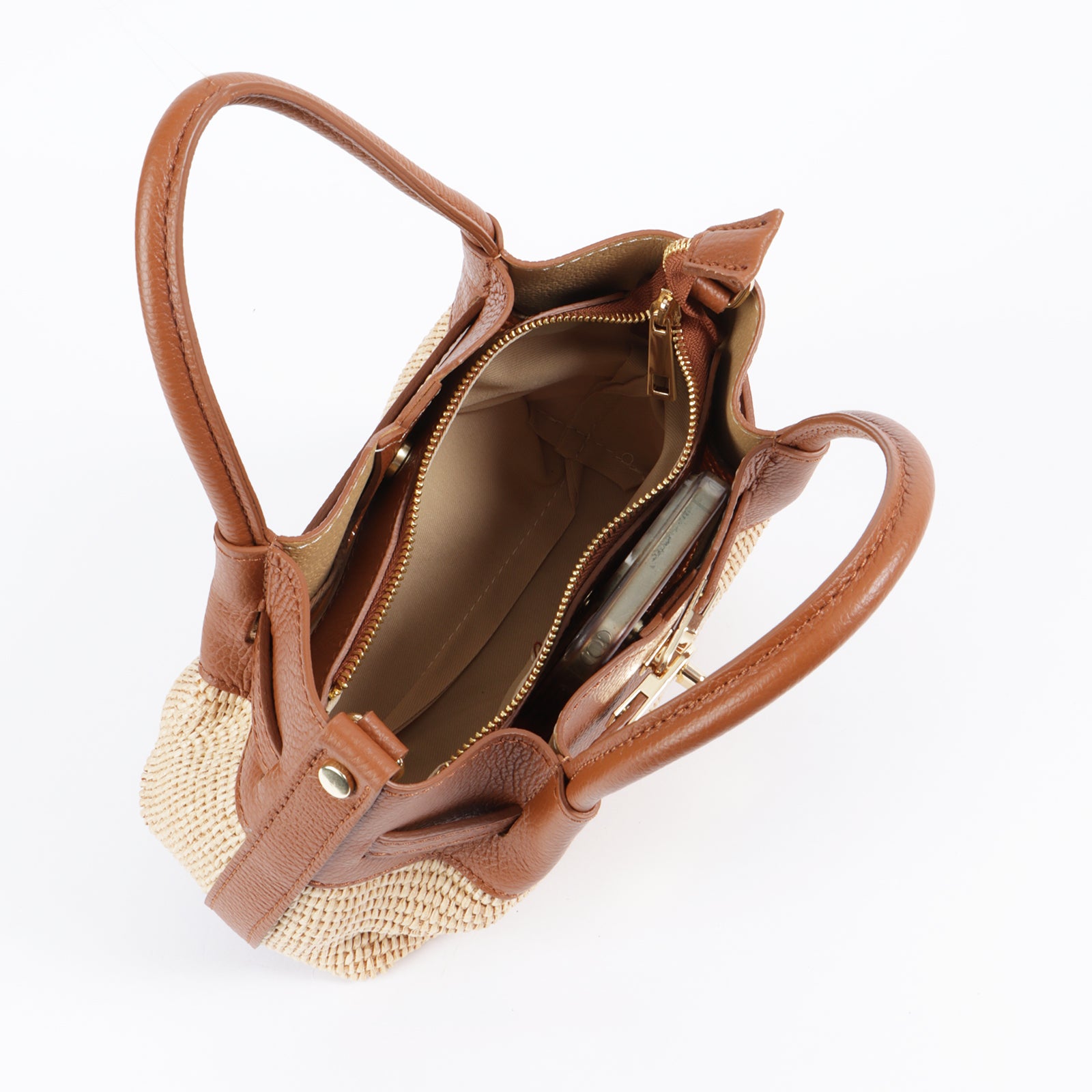 Orlina Straw Satchel